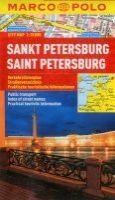 St Petersburg  City Map (English & Foreign language, Sheet map, folded) - Marco Polo Photo