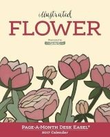 Illustrated Flower Page-A-Month Desk Easel Calendar 2017 (Calendar) - 1canoe2 Photo