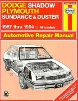 Dodge Shadow/Plymouth Sundance and Duster Automotive Repair Manual - 1987-1994 (Paperback, 3rd Revised edition) - Larry Warren Photo