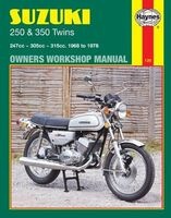 Suzuki 250/350 Twins 1968-78 Owner's Workshop Manual (Paperback) - Jeff Clew Photo