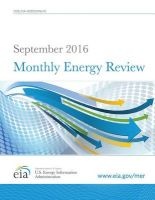 September 2016 Monthly Energy Review (Paperback) - U S Energy Information Administration Photo