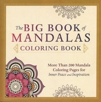 The Big Book of Mandalas Coloring Book - More Than 200 Mandala Coloring Pages for Inner Peace and Inspiration (Paperback) - Adams Media Photo
