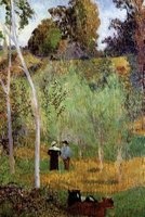 "Sheperd and Sheperdess in a Meadow" by Paul Gauguin - 1888 - Journal (Blank / Li (Paperback) - Ted E Bear Press Photo