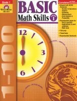 Basic Math Skills, Grade 1 (Paperback) - Evan Moor Educational Publishers Photo
