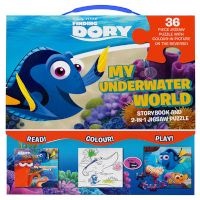 Finding Dory: My Underwater World - Storybook & 2-in-1 Jigsaw Puzzle (Paperback) - Parragon Books Ltd Photo