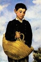 "A Boy with a Dog" by Edouard Manet - 1861 - Journal (Blank / Lined) (Paperback) - Ted E Bear Press Photo