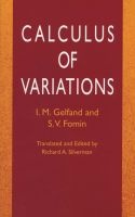 Calculus of Variations (Paperback) - Isarel M Gelfand Photo