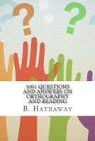 1001 Questions and Answers on Orthography and Reading (Paperback) - B A Hathaway Photo