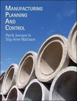 Manufacturing, Planning and Control (Paperback, New) - Patrik Jonsson Photo