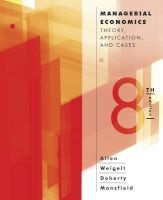 Managerial Economics - Theory, Applications, and Cases (Paperback, 8th) - W Bruce Allen Photo