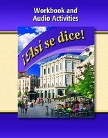 Asi Se Dice, Level 1, Workbook and Audio Activities (Paperback) - McGraw Hill Glencoe Photo