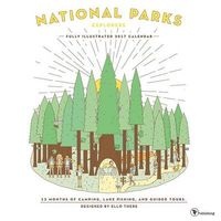 Cal 2017 Illustrated National Parks (Calendar) - TF Publishing Photo