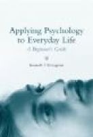 Applying Psychology to Everyday Life - A Beginner's Guide (Paperback) - Kenneth T Strongman Photo