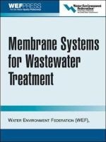 Membrane Systems for Wastewater Treatment (Hardcover) - Water Environment Federation Photo