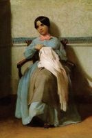 "Portrait of Leonie Bouguereau" by William-Adolphe Bouguereau - 1850 - Journal (B (Paperback) - Ted E Bear Press Photo