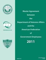 Master Agreement Between the Department of Veterans Affairs and the American Federation of Government Employees 2011 (Paperback) - American Federa Of Government Employees Photo