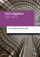 Civil Litigation 2016-2017 (Paperback, 9th Revised edition) - Susan Cunningham Hill Photo
