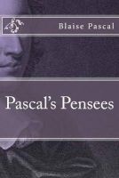 Pascal's Pensees (Paperback) - Blaise Pascal Photo