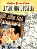Color Your Own Classic Movie Posters (Paperback) - Marty Noble Photo