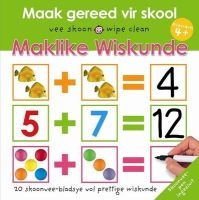 Maklike Wiskunde (Afrikaans, Spiral bound) - Priddy Books Photo