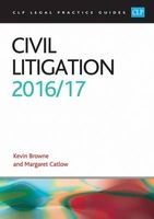 Civil Litigation 2016/17 (Paperback) - Kevin Browne Photo