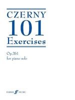 101 Exercises - (Piano) (Paperback) - Carl Czerny Photo