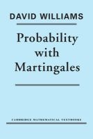Probability with Martingales (Paperback) - David Williams Photo