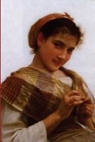 "Portrait of a Young Girl Crocheting" by William-Adolphe Bouguereau - 1889 - Jour (Paperback) - Ted E Bear Press Photo