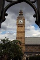 Big Ben Clock Tower at the Houses of Parliament in London England Journal - 150 Page Lined Notebook/Diary (Paperback) - Cs Creations Photo
