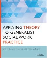 Applying Theory to Generalist Social Work Practice (Paperback) - Carol L Langer Photo