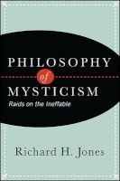 Philosophy of Mysticism - Raids on the Ineffable (Paperback) - Richard H Jones Photo