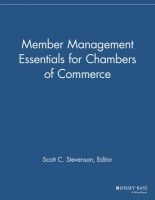 Member Management Essentials for Chambers of Commerce (Paperback) - Scott C Stevenson Photo