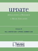 Update, v. 24 - Applications of Research in Music Education Yearbook (Paperback, Fall-Winter 200) - The National Association for Music Education MENC Photo