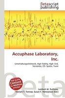 Accuphase Laboratory, Inc. (English, German, Paperback) - Lambert M Surhone Photo