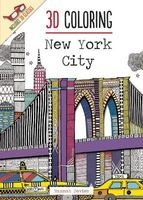 3D Coloring: New York City (Paperback) - Hannah Davies Photo