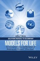 Solutions Manual to Accompany Models for Life - An Introduction to Discrete Mathematical Modeling with Microsoft Office Excel (Paperback) - Jeffrey T Barton Photo