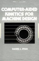 Computer-Aided Kinetics for Machine Design (Hardcover) - Daniel L Ryan Photo