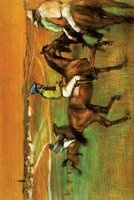 ''Race Horses'' by Edgar Degas - 1888 - Journal (Blank / Lined) (Paperback) - Ted E Bear Press Photo
