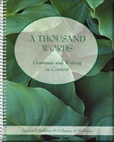 A Thousand Words - Grammar and Writing in Context (Paperback) - Andrew J Hoffman Photo
