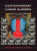 Contemporary Linear Algebra (Hardcover, New) - Howard Anton Photo