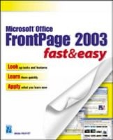 Microsoft Office FrontPage 2003 - Fast and Easy (Paperback) - Brian Proffitt Photo