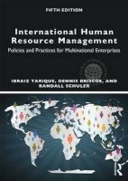 International Human Resource Management - Policies and Practices for Multinational Enterprises (Paperback, 5th Revised edition) - Ibraiz Tarique Photo