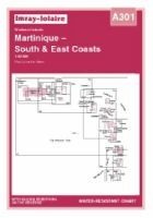  Iolaire Chart A301 - East Coast of Martinique (Sheet map, folded, Revised edition) - Imray Photo