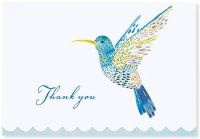 Watercolor Hummingbird Thank You Notes (Stationery, Note Cards, Boxed Cards) (Miscellaneous printed matter) - Inc Peter Pauper Press Photo