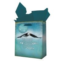 Gift Bag Small Blue Soar Like Eagles Is 40: 31 (Hardcover) - Christian Art Gifts Photo