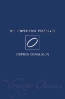 The Power That Preserves (Paperback, New Ed) - Stephen Donaldson Photo