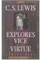 C.S. Lewis Explores Vice and Virtue (Paperback) - Gerard Reed Photo