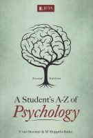A Student's A-Z Of Psychology (Paperback, 2nd edition) - V van Deventer Photo