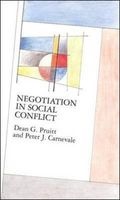 Negotiation in Social Conflict (Paperback) - Dean G Pruitt Photo