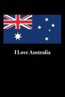 I Love Australia - Blank Lined Journal - 6x9 - 118 Pages - Travel Notebooks (Paperback) - Passion Imagination Journals Photo